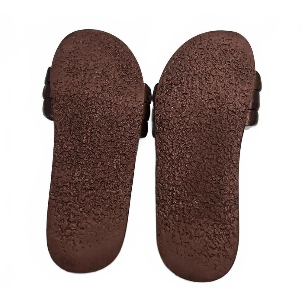 Seychelles "The Little Things" Black Puffy Leather Slides Size 7 - Picture 4 of 6
